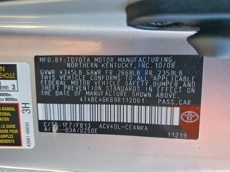 2009 TOYOTA CAMRY BASE #3304889552