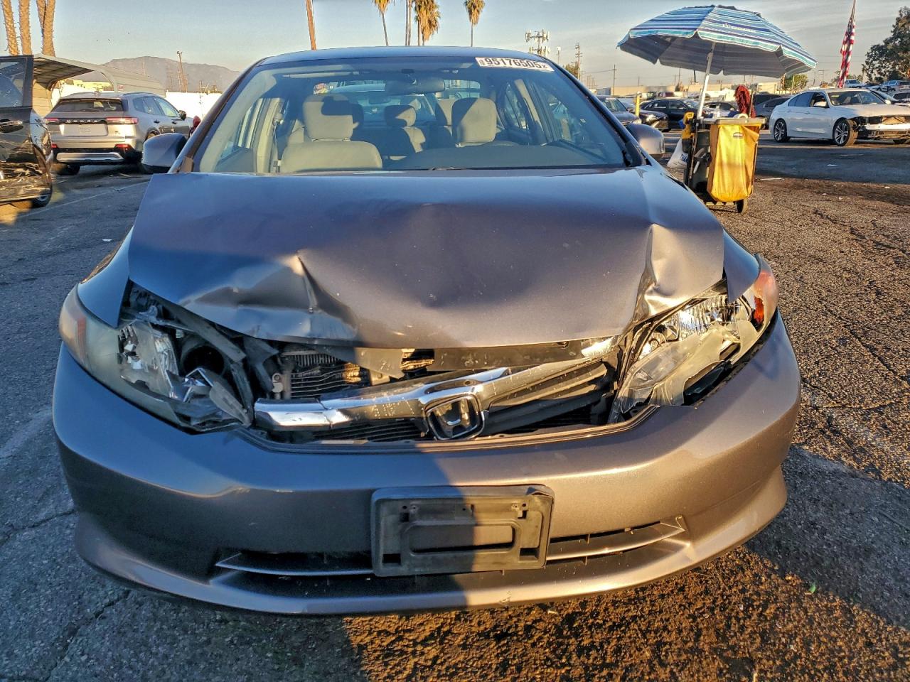 Lot #3303586941 2012 HONDA CIVIC NATU