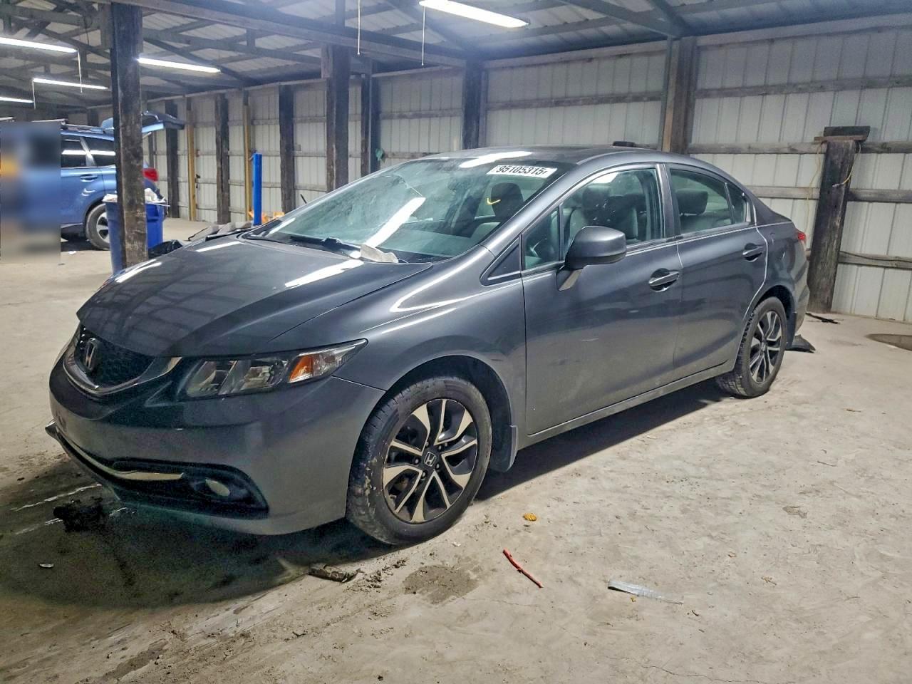 Lot #3315955116 2013 HONDA CIVIC EXL