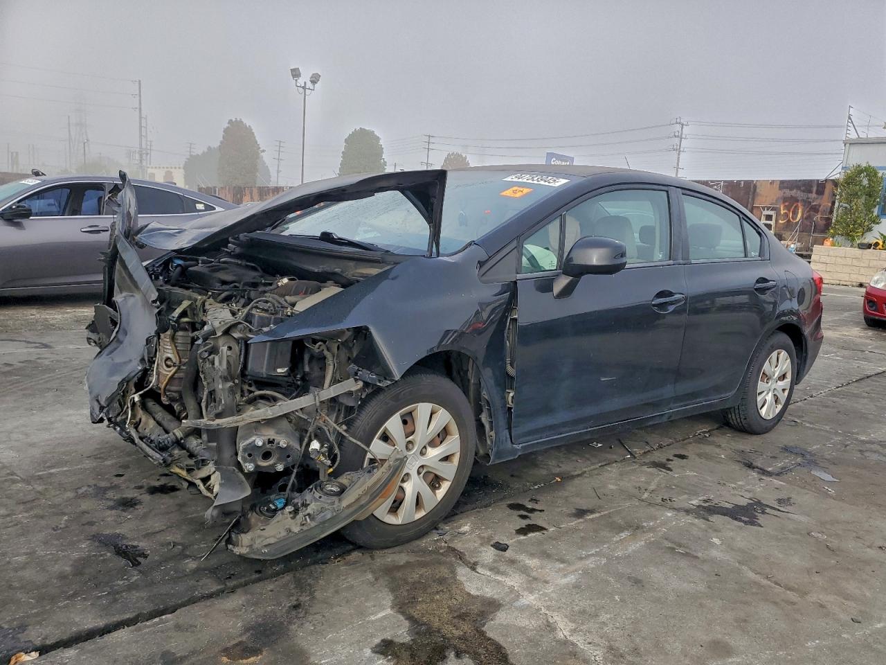 Lot #3309773838 2012 HONDA CIVIC LX