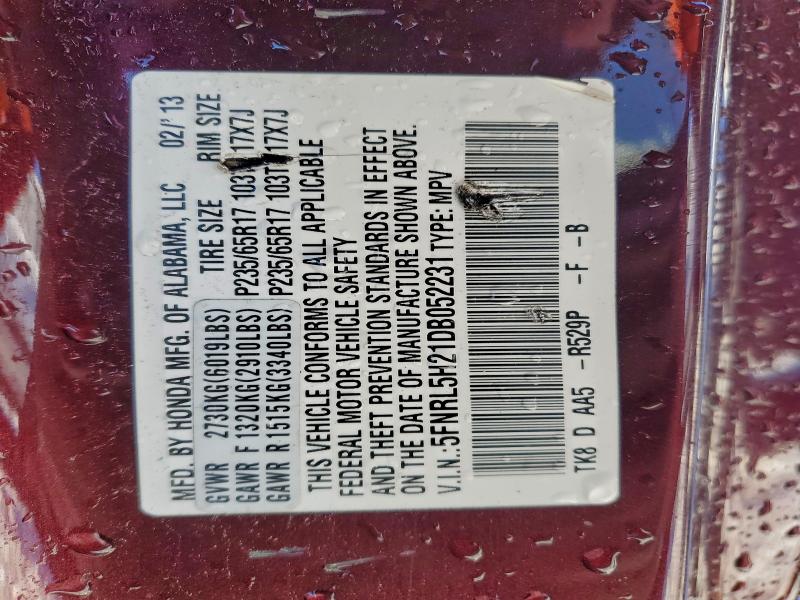 2013 HONDA ODYSSEY LX #3303594933