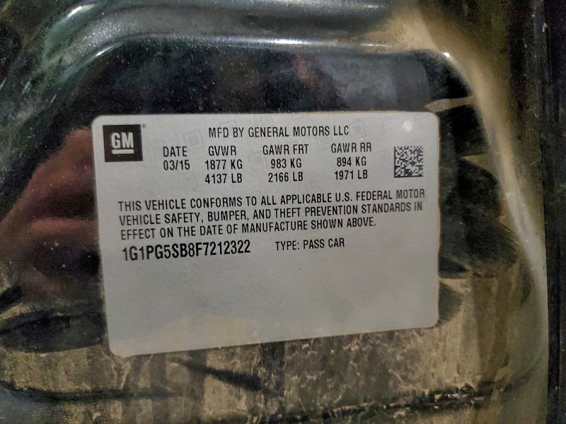 2015 CHEVROLET CRUZE LTZ #3316735412