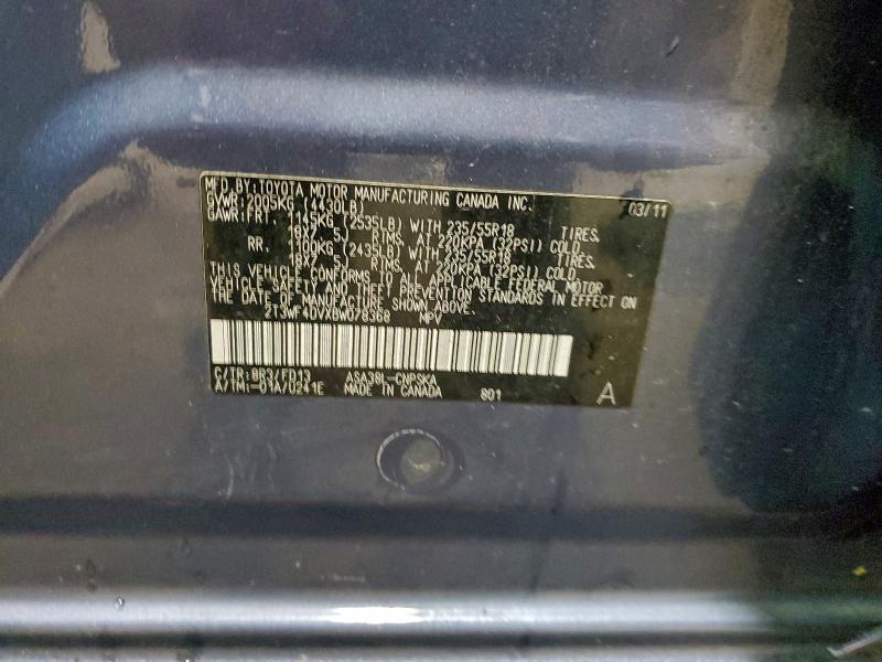 2011 TOYOTA RAV4 SPORT #3316794442