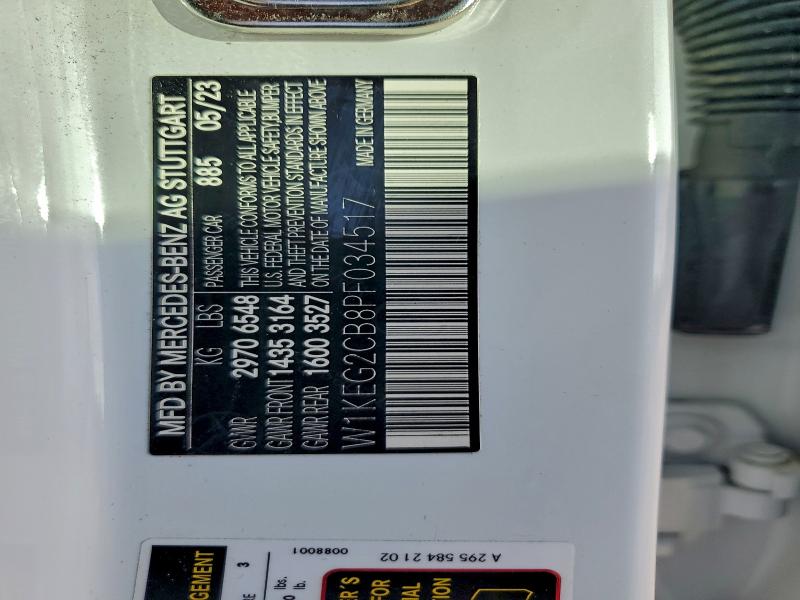 2023 MERCEDES-BENZ EQE SEDAN #3310307957