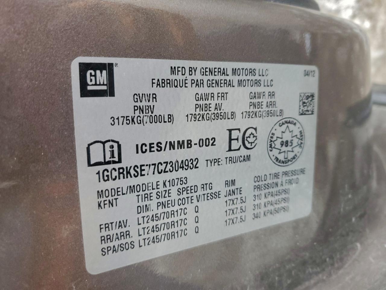 CHEVROLET SILVERADO K1500 LT