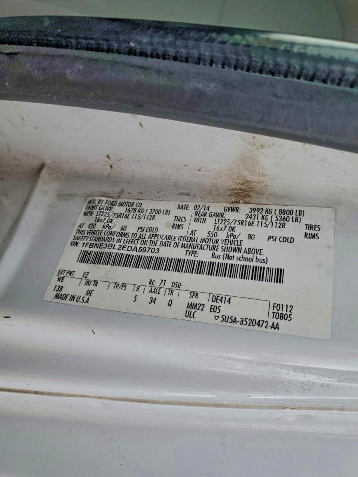 FORD ECONOLINE E350 SUPER DUTY WAGON