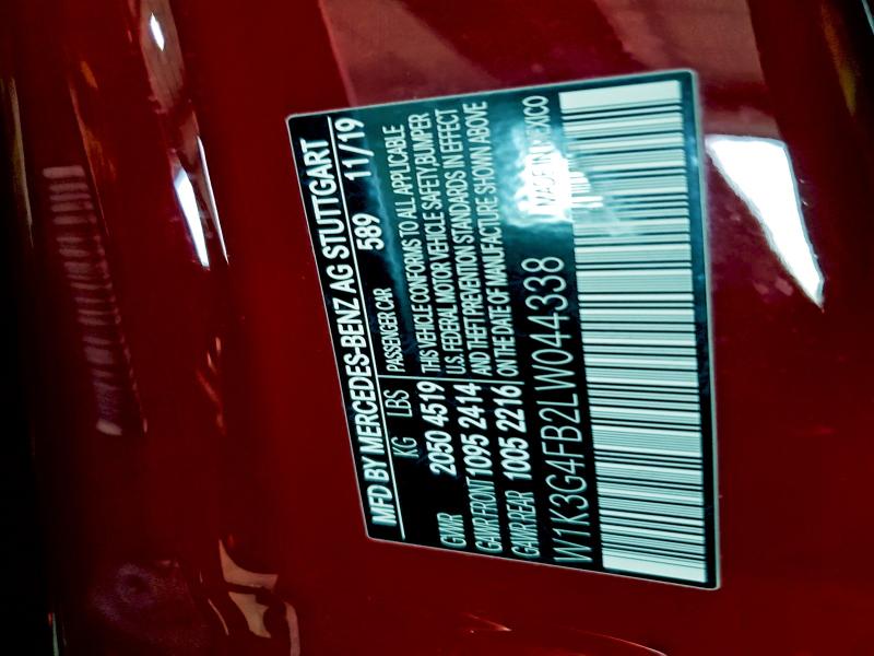 2020 MERCEDES-BENZ A 220 4MAT #3302699052