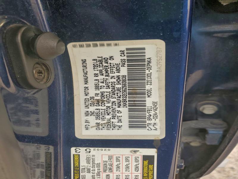 2006 TOYOTA COROLLA CE #3317691082