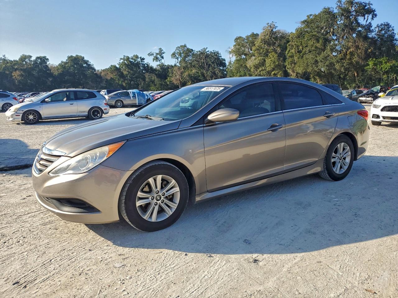 Lot #3311526306 2014 HYUNDAI SONATA GLS