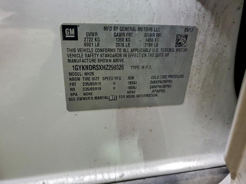 2017 CADILLAC XT5 LUXURY #3310350997