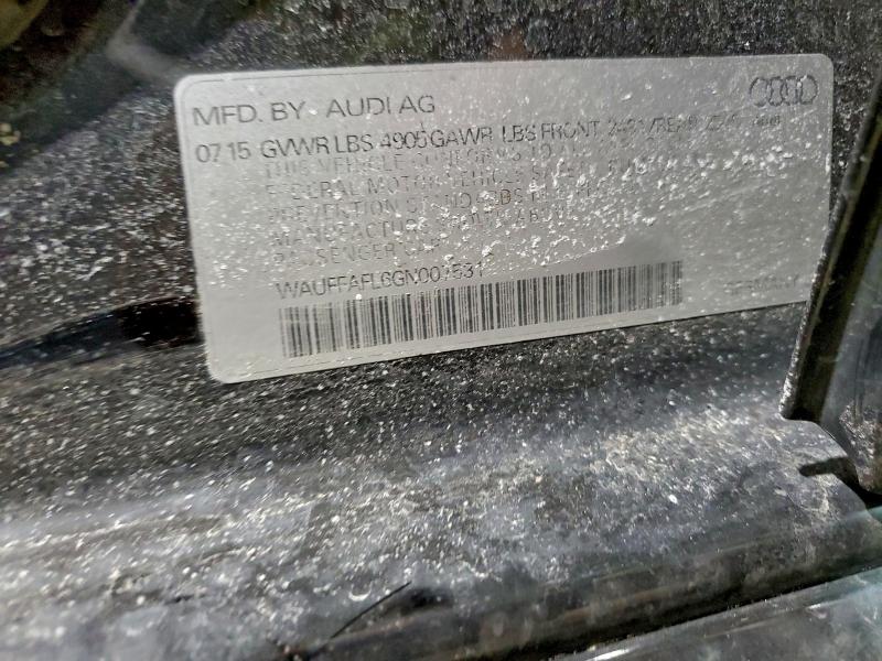 2016 AUDI A4 PREMIUM #3317735106