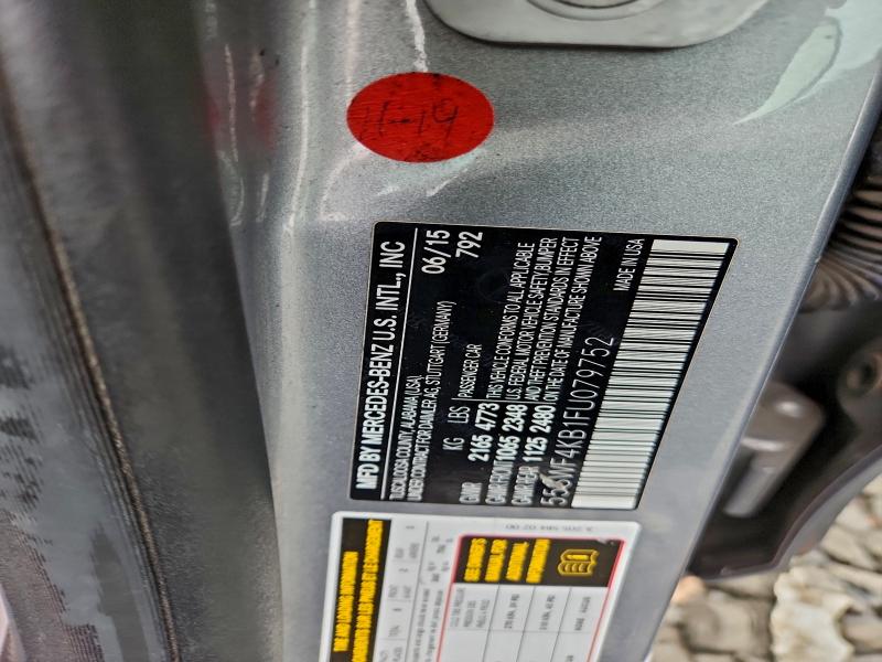 2015 MERCEDES-BENZ C 300 4MAT #3316956095