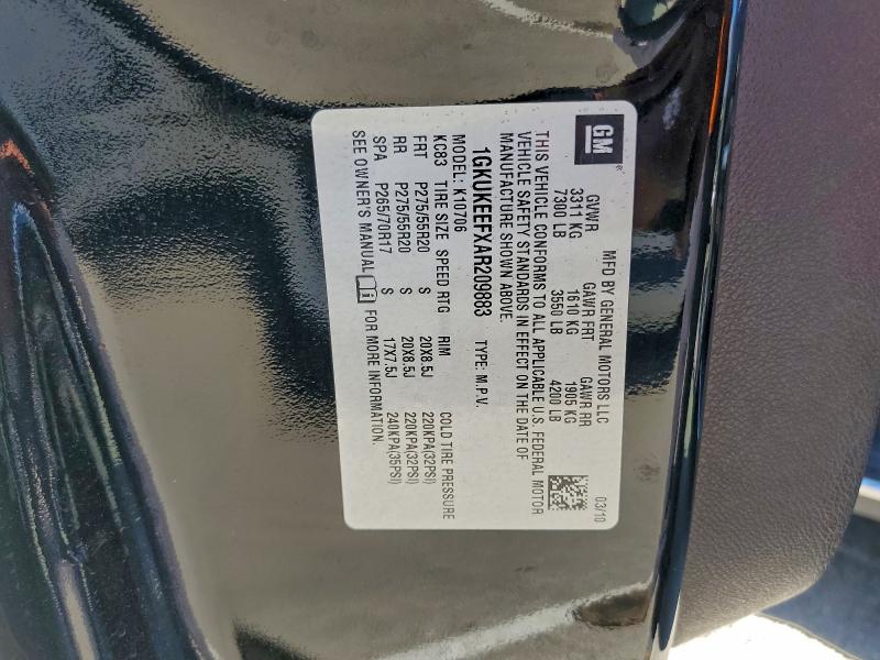 2010 GMC YUKON DENA #3317922922