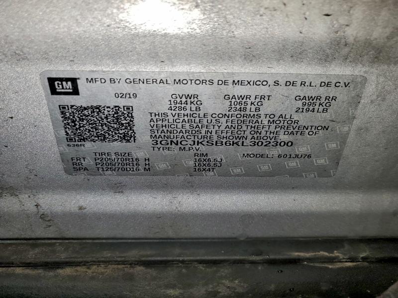 2019 CHEVROLET TRAX LS #3311581793