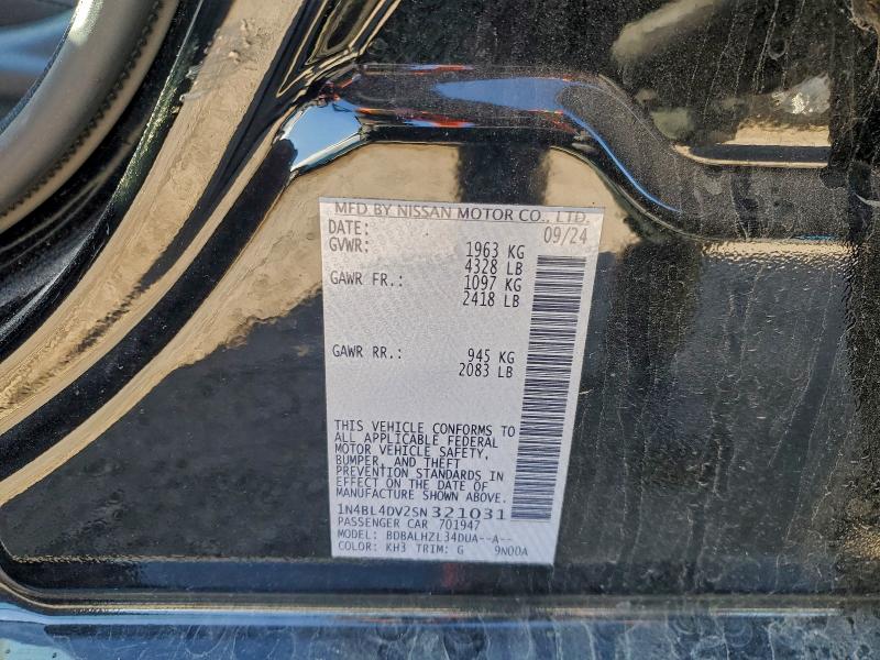 2025 NISSAN ALTIMA SV #3312549825