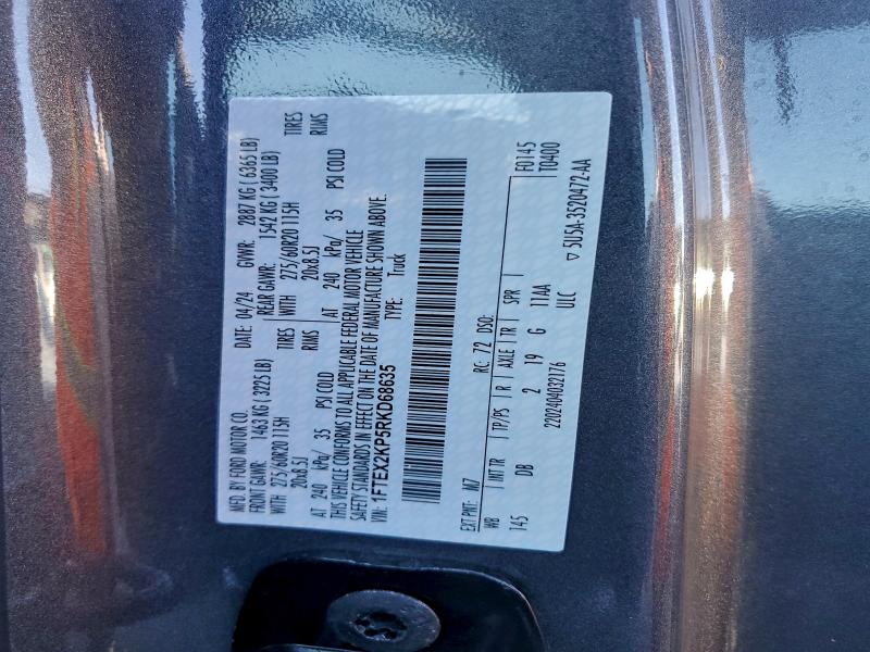 2024 FORD F150 STX #3318016526