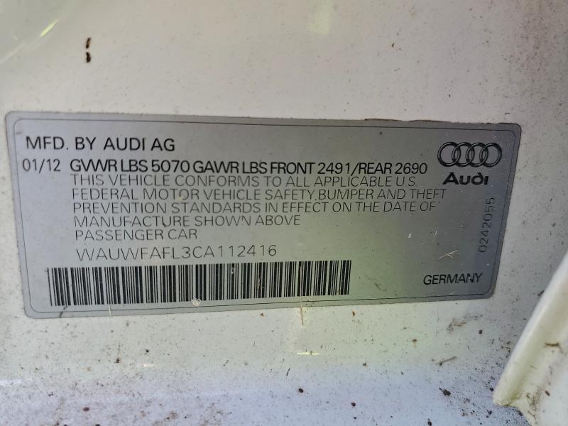 2012 AUDI A4 PREMIUM #3315728361