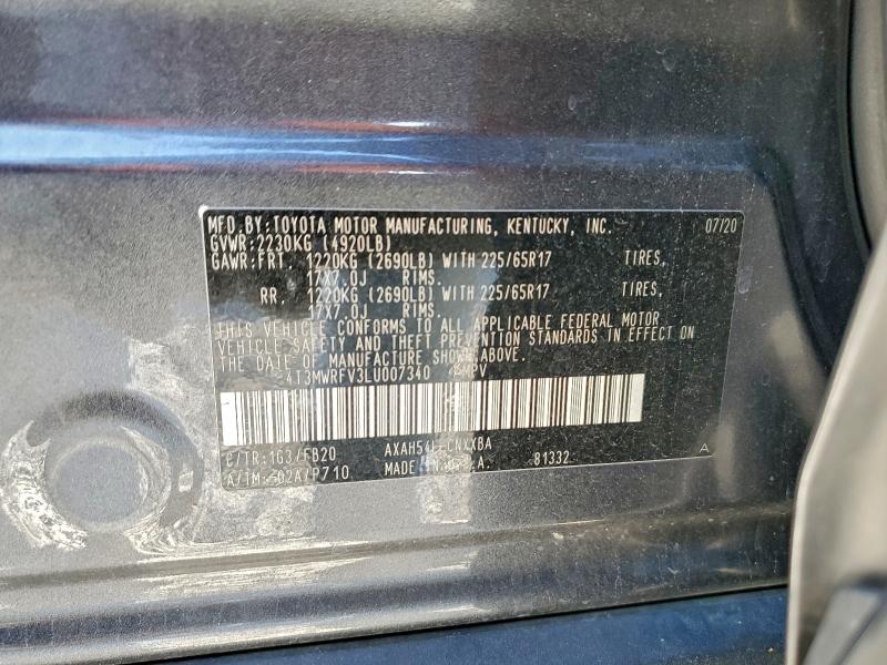 2020 TOYOTA RAV4 LE #3304239990