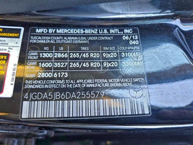 2013 MERCEDES-BENZ ML 350 #3304535435