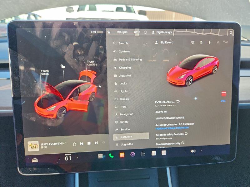 2019 TESLA MODEL 3 #3304590442