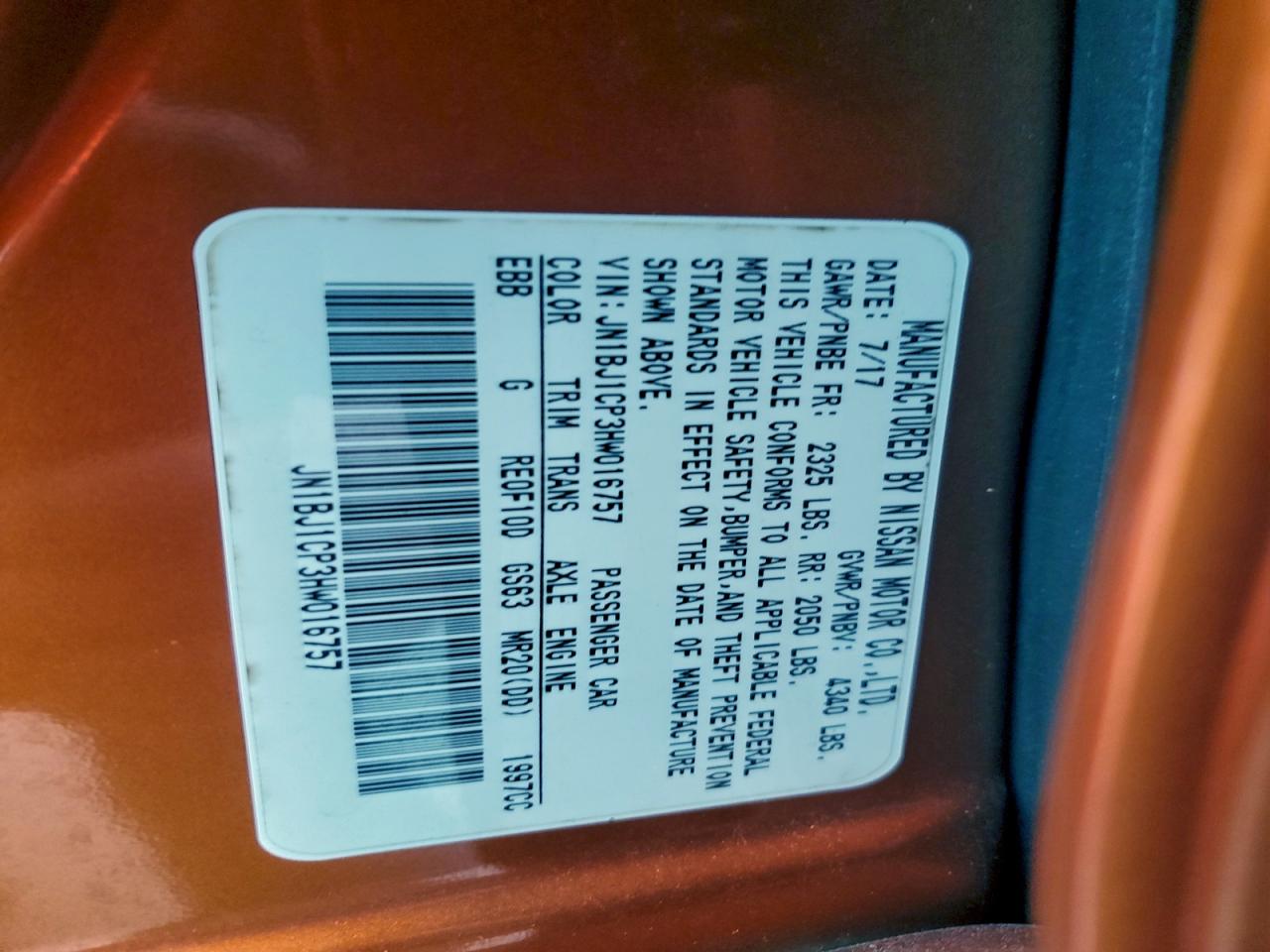 NISSAN ROGUE SPORT S