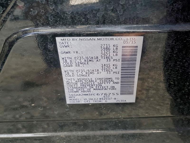 2015 NISSAN PATHFINDER #3303811438