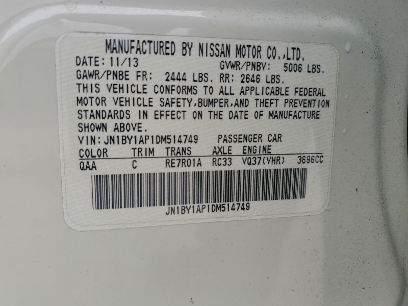 2013 INFINITI M37 #3310210390