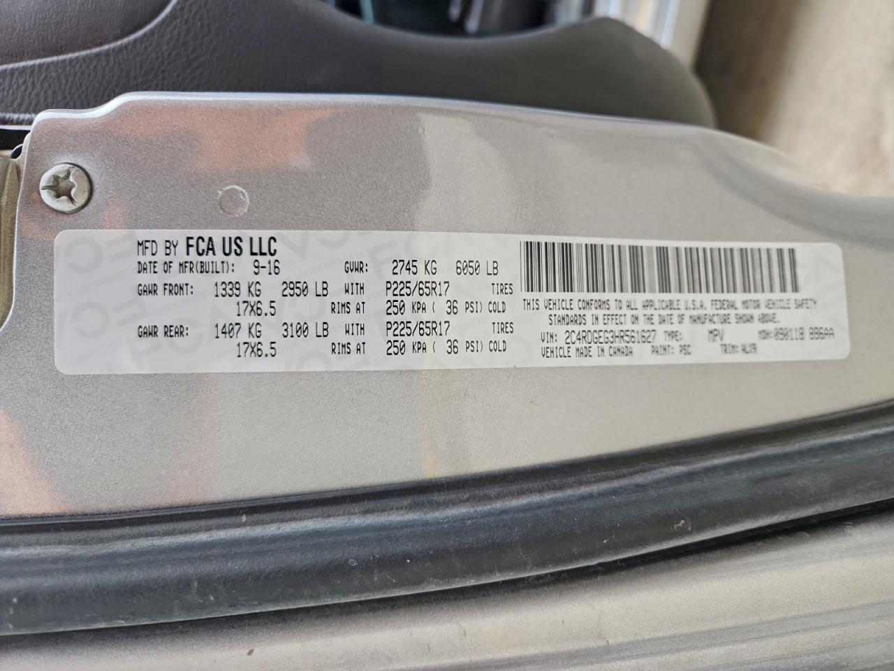 DODGE GRAND CARAVAN GT