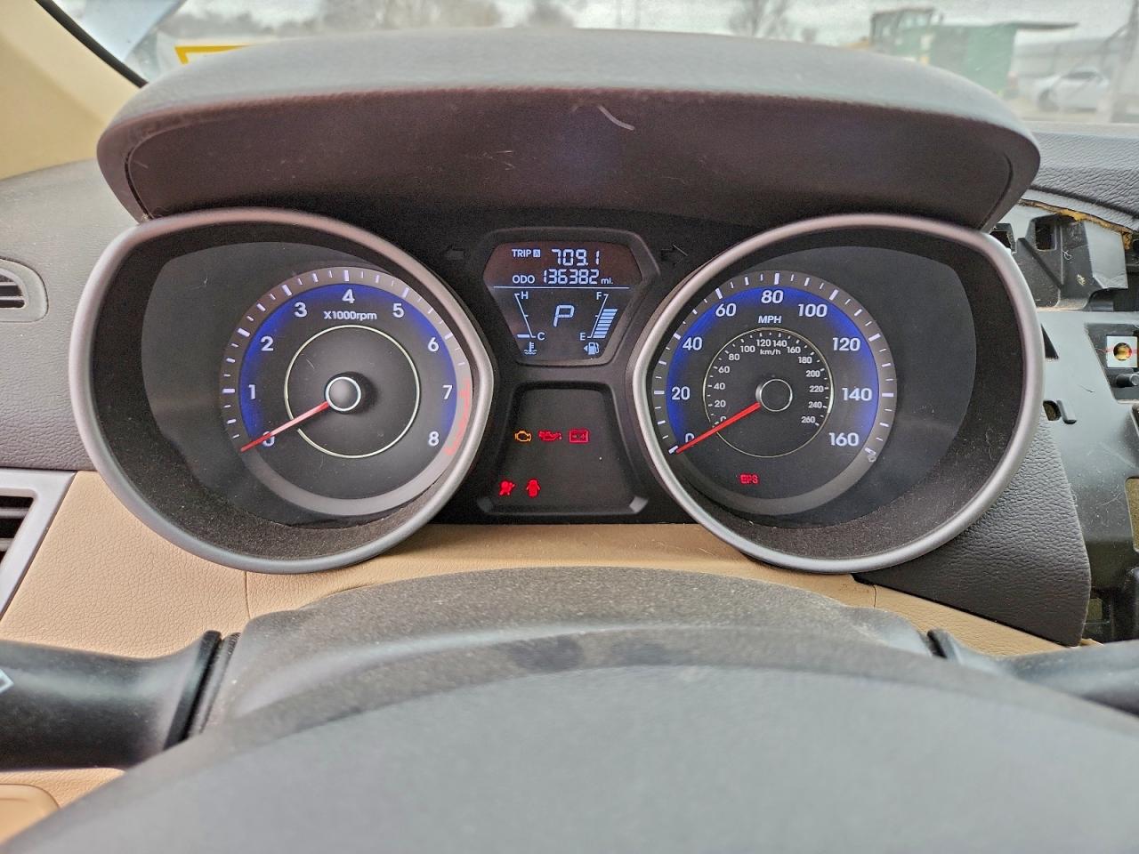 Lot #3316710401 2011 HYUNDAI ELANTRA GL