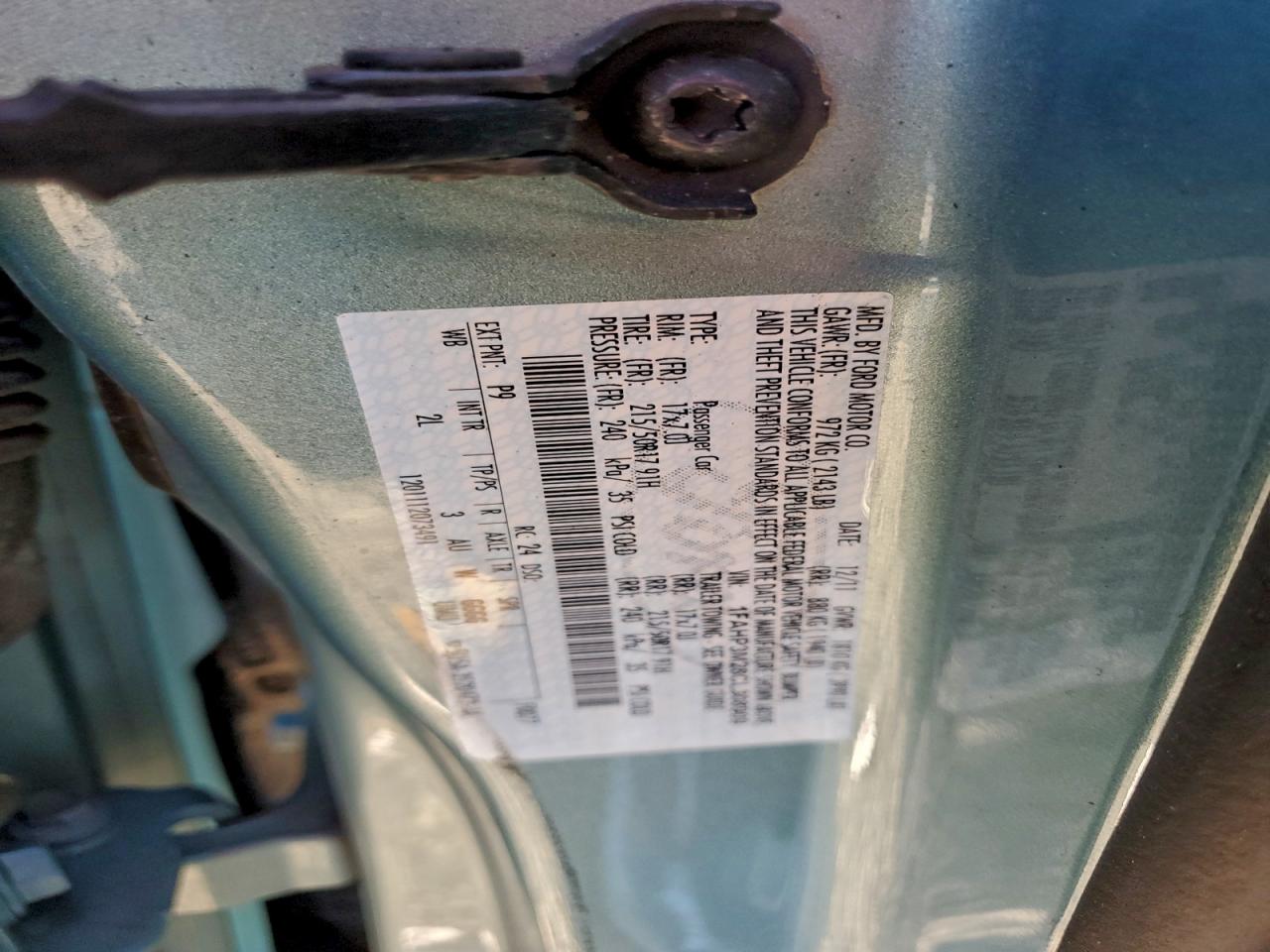 Lot #3315892116 2012 FORD FOCUS