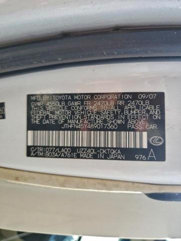 2008 LEXUS SC 430 #3317810072