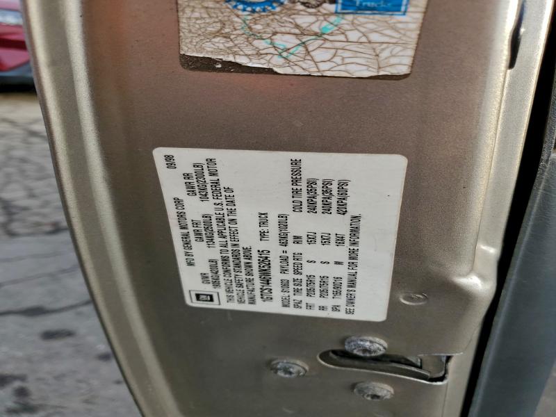 1998 GMC SONOMA #3310415017