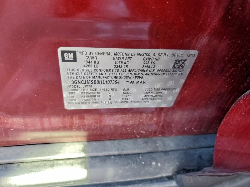 2017 CHEVROLET TRAX PREMI #3312454666