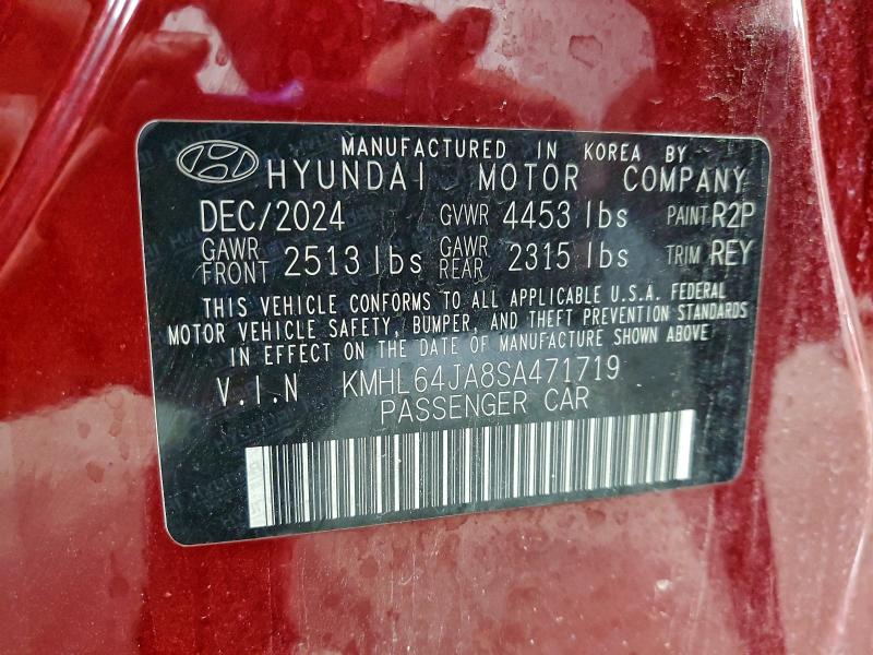 2025 HYUNDAI SONATA SEL #3312574168