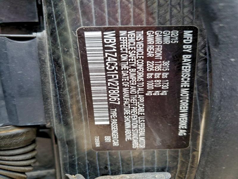 2015 BMW I3 REX #3303911699