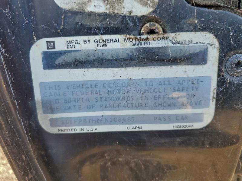 1985 CHEVROLET CAMARO #3304672976