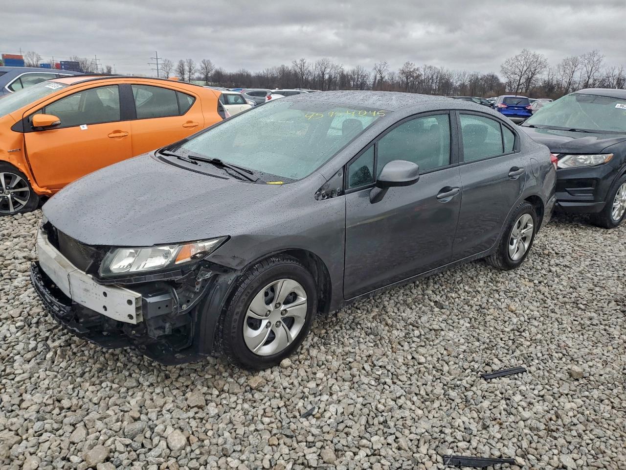 Lot #3312427669 2013 HONDA CIVIC LX