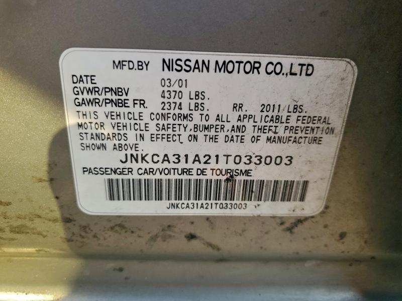 2001 INFINITI I30 #3310705735