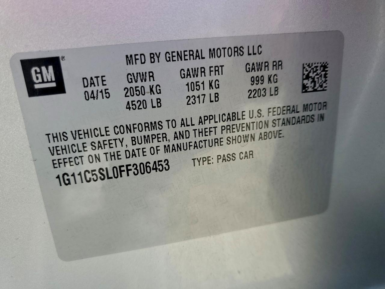 CHEVROLET MALIBU 1LT