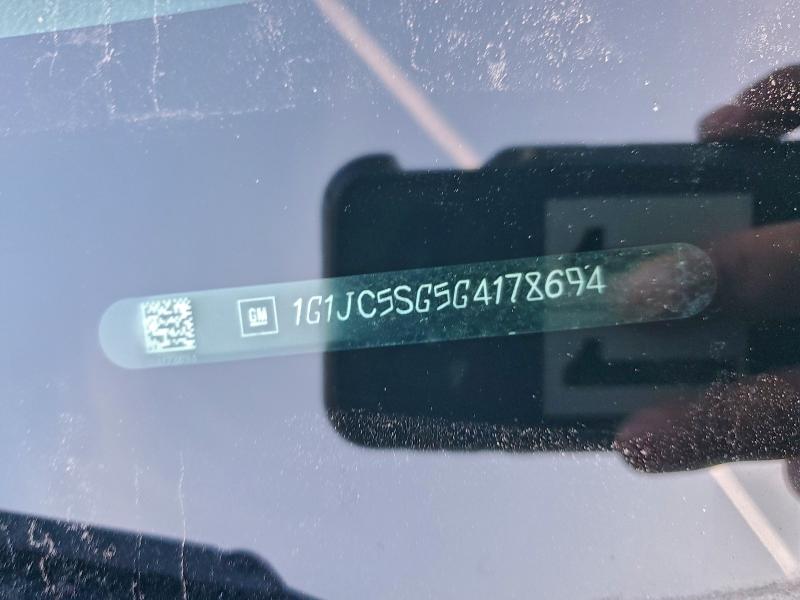 2016 CHEVROLET SONIC LT #3304744948