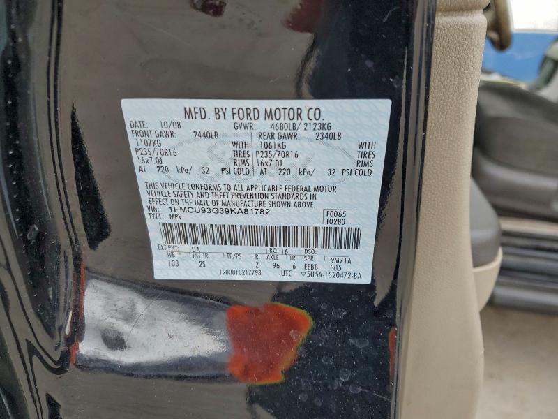 2009 FORD ESCAPE XLT #3309610551