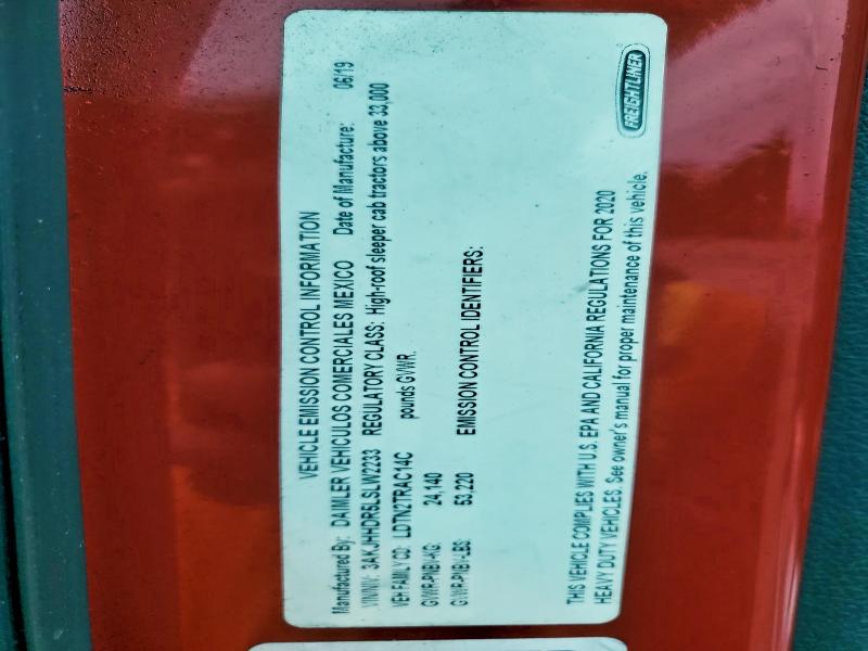 2020 FREIGHTLINER CASCADIA 1 #3319225706