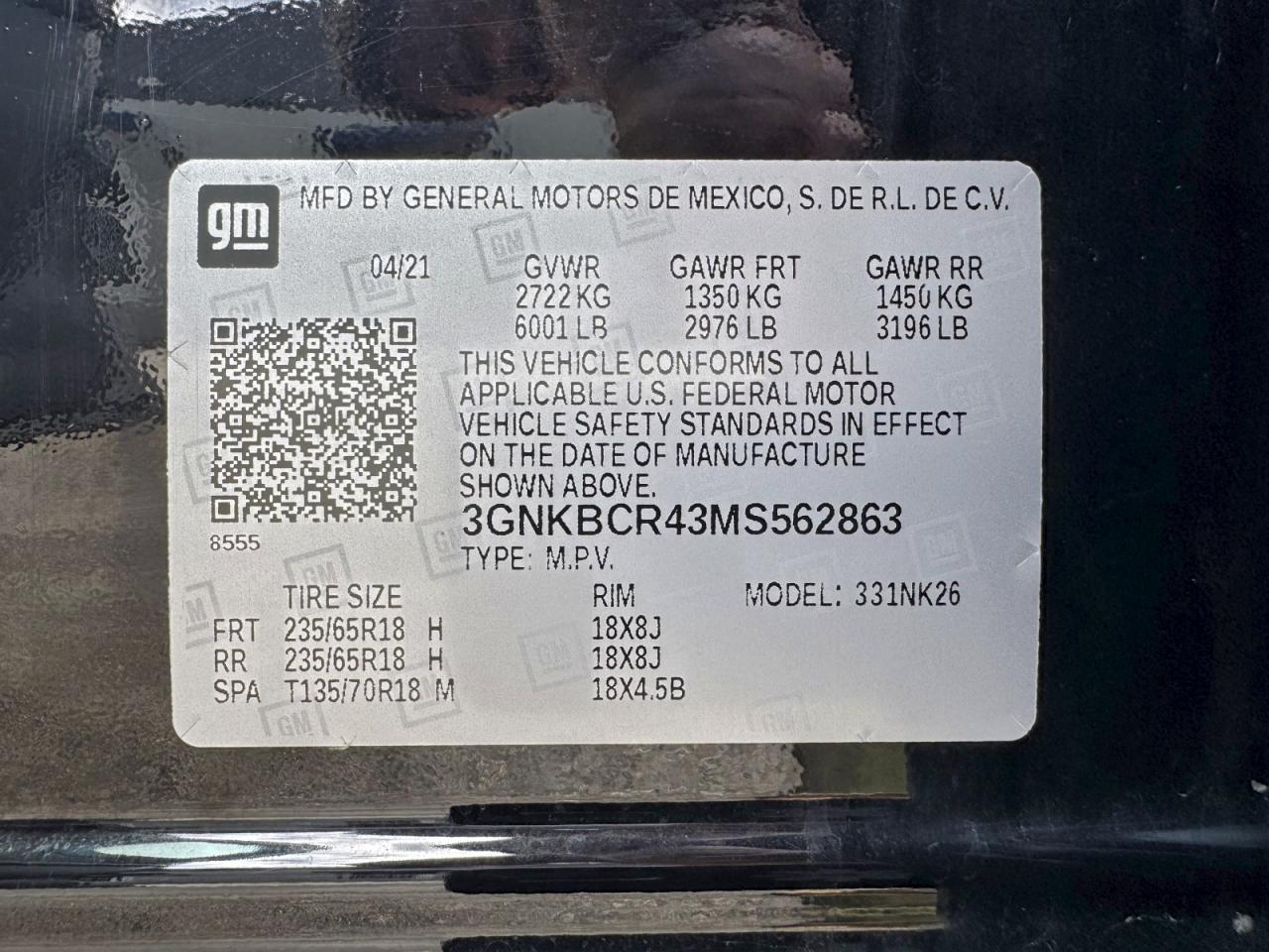 Lot #3304522449 2021 CHEVROLET BLAZER 2LT