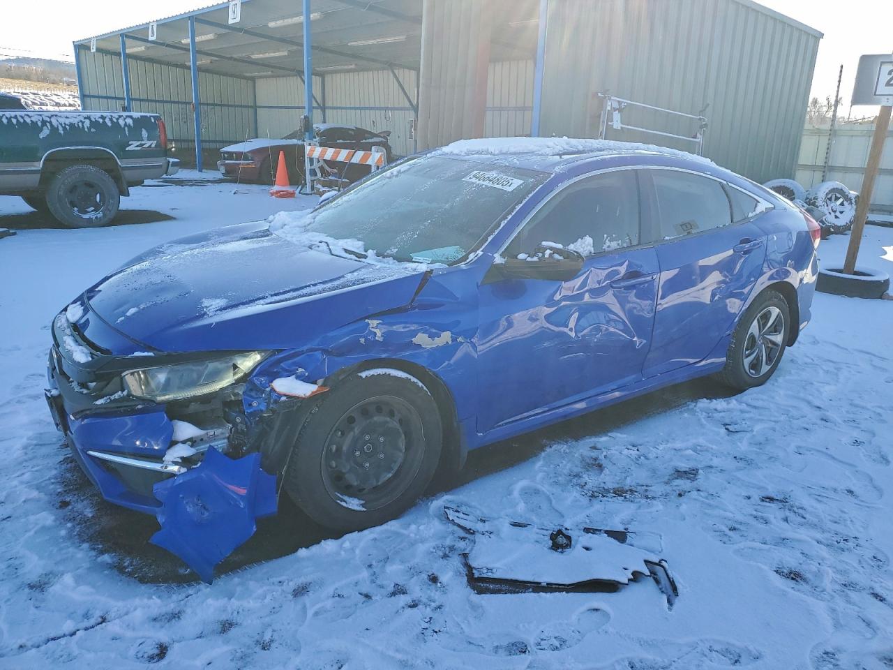 Lot #3302115166 2019 HONDA CIVIC LX