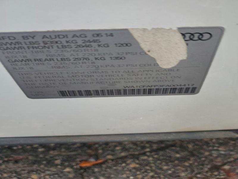 2015 AUDI Q5 PREMIUM #3305295313