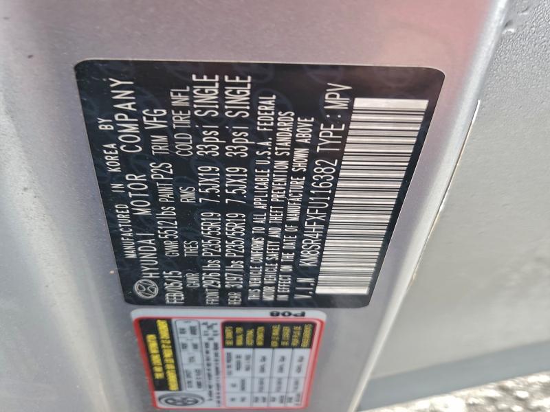 2015 HYUNDAI SANTA FE G #3309462573