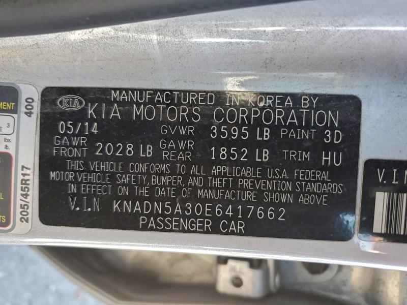 2014 KIA RIO EX #3310540092