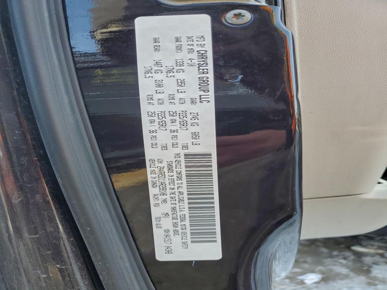 CHRYSLER TOWN & COUNTRY TOURING