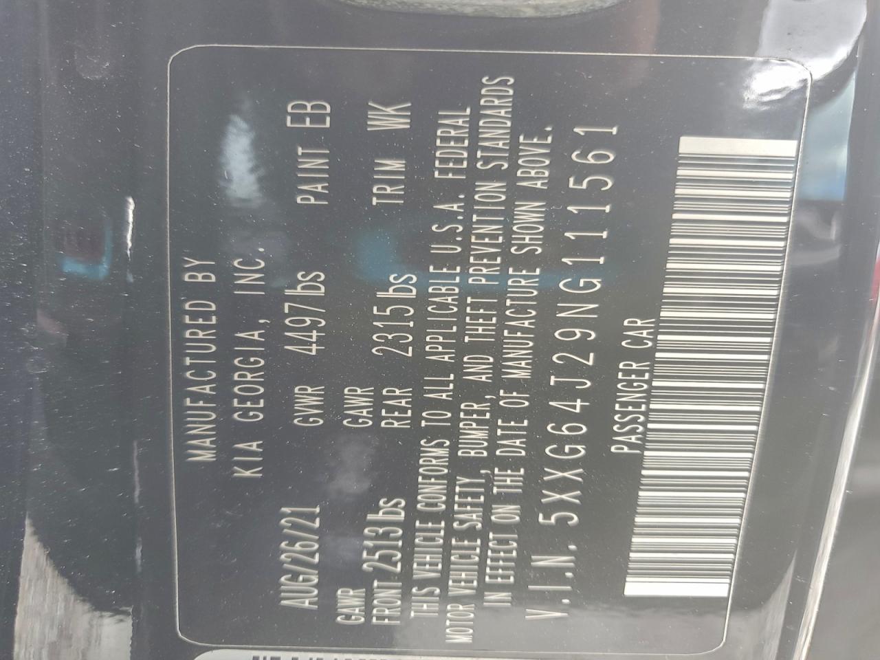 Lot #3311468249 2022 KIA K5 GT LINE