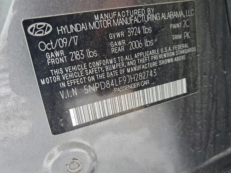 2018 HYUNDAI ELANTRA SE #3303667927